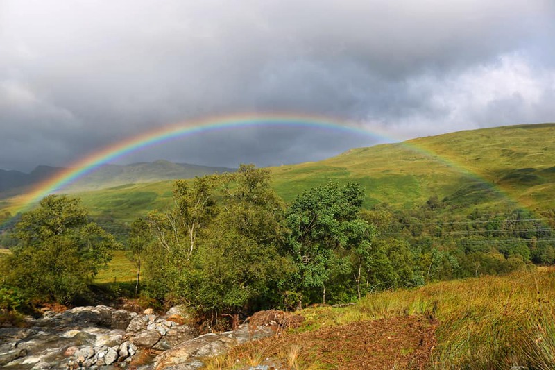 Arcobaleno su Garabal Hill